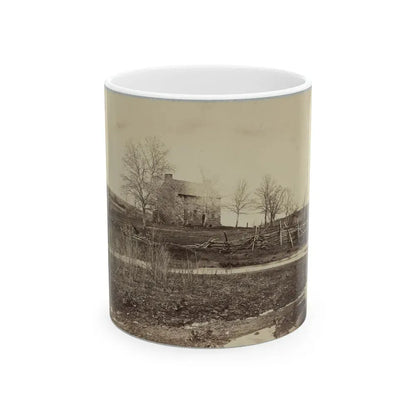 Battlefield Of Bull Run. Stone House On Warrenton Pike(2) (U.S. Civil War) White Coffee Mug 11oz - Go Mug Yourself