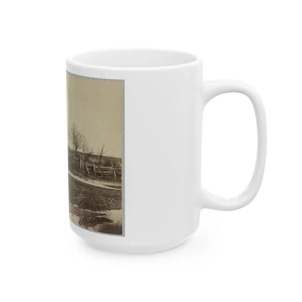 Battlefield Of Bull Run. Stone House On Warrenton Pike(2) (U.S. Civil War) White Coffee Mug - Go Mug Yourself