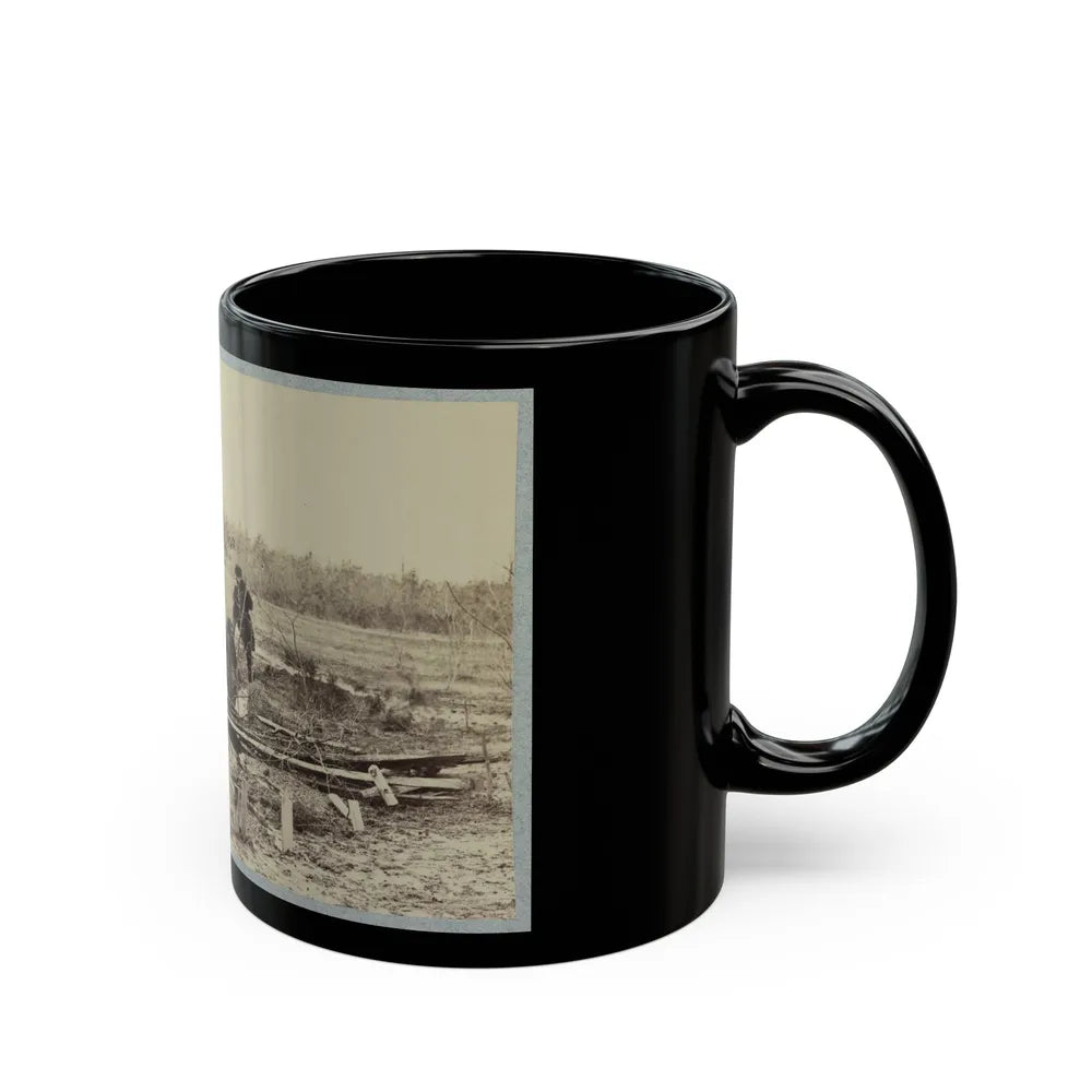 Battlefield Of Bull Run. Soldiers' Graves (U.S. Civil War) Black Coffee Mug-Go Mug Yourself