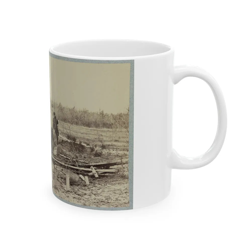 Battlefield Of Bull Run. Soldiers' Graves (U.S. Civil War) White Coffee Mug-Go Mug Yourself