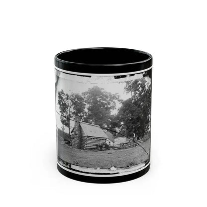 Battlefield Of Cedar Mountain House Riddled With Cannon Balls In Which Gen. Winder Was Killed (U.S. Civil War) Black Coffee Mug 11oz - Go Mug Yourself
