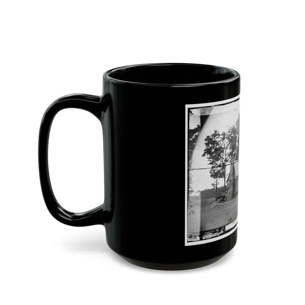 Battlefield Of Cedar Mountain House Riddled With Cannon Balls In Which Gen. Winder Was Killed (U.S. Civil War) Black Coffee Mug - Go Mug Yourself