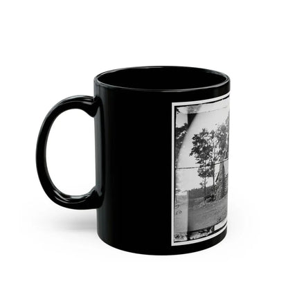 Battlefield Of Cedar Mountain House Riddled With Cannon Balls In Which Gen. Winder Was Killed (U.S. Civil War) Black Coffee Mug - Go Mug Yourself
