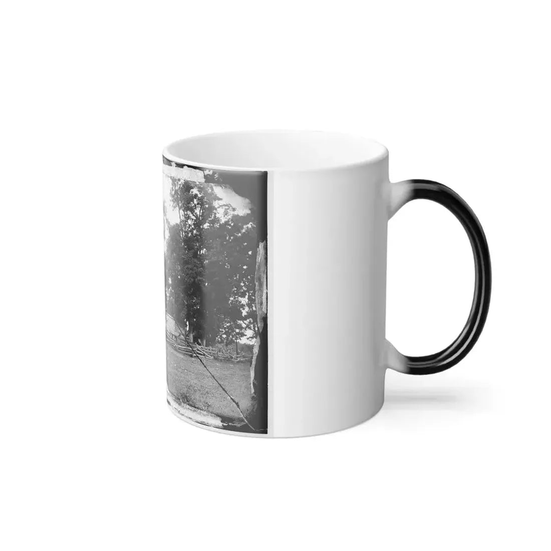 Battlefield of Cedar Mountain House Riddled With Cannon Balls in Which Gen. Winder Was Killed (U.S. Civil War) Color Changing Coffee Mug 11oz - Go Mug Yourself