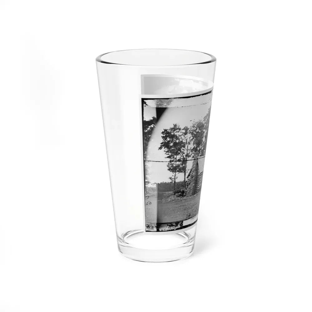 Battlefield Of Cedar Mountain House Riddled With Cannon Balls In Which Gen. Winder Was Killed (U.S. Civil War) Pint Glass 16oz - Go Mug Yourself