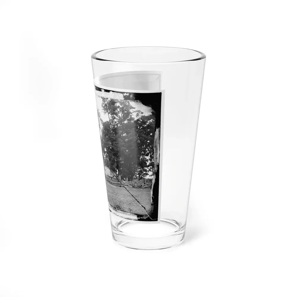 Battlefield Of Cedar Mountain House Riddled With Cannon Balls In Which Gen. Winder Was Killed (U.S. Civil War) Pint Glass 16oz - Go Mug Yourself