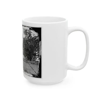 Battlefield Of Cedar Mountain House Riddled With Cannon Balls In Which Gen. Winder Was Killed (U.S. Civil War) White Coffee Mug - Go Mug Yourself