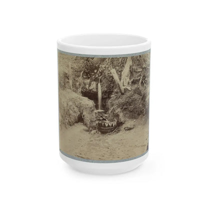 Battlefield Of Chickasaw Bayou, Miss. The Poison Spring, February, 1864 (U.S. Civil War) White Coffee Mug-11oz-Go Mug Yourself