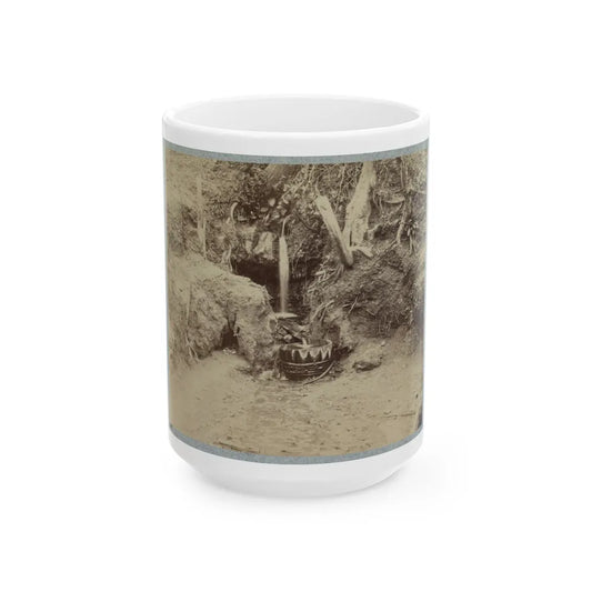 Battlefield Of Chickasaw Bayou, Miss. The Poison Spring, February, 1864 (U.S. Civil War) White Coffee Mug-11oz-Go Mug Yourself