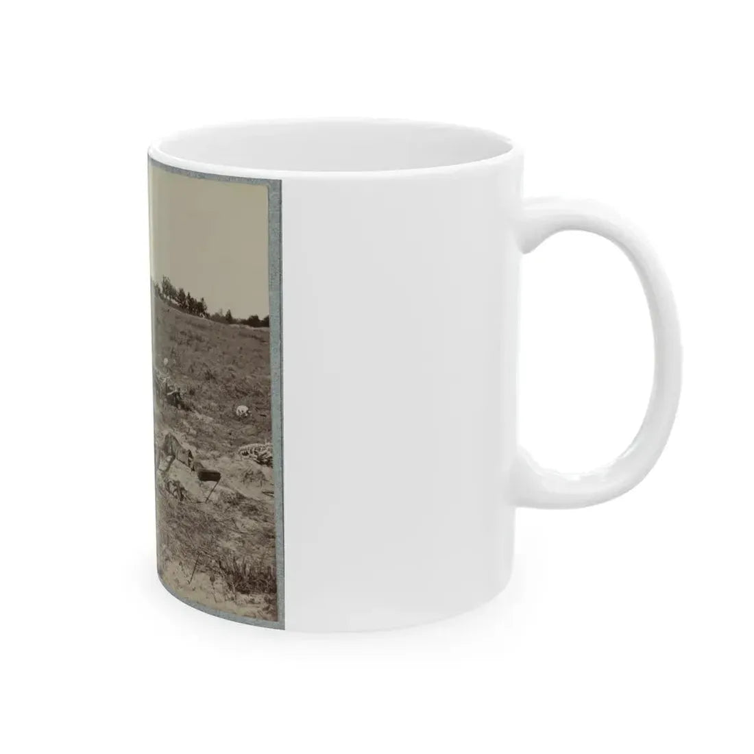 Battlefield Of Gaines' Mill, Va. (U.S. Civil War) White Coffee Mug - Go Mug Yourself