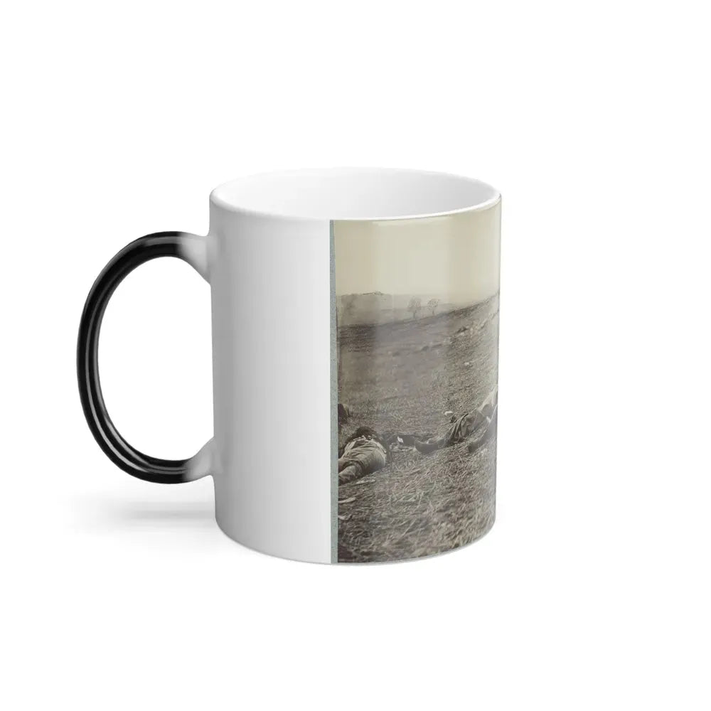 Battlefield of Gettysburg. Bodies of Dead Federal Soldiers on the Field of the First Day's Battle(2) (U.S. Civil War) Color Changing Coffee Mug 11oz - Go Mug Yourself