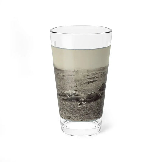 Battlefield Of Gettysburg. Bodies Of Dead Federal Soldiers On The Field Of The First Day's Battle(2) (U.S. Civil War) Pint Glass 16oz 16oz - Go Mug Yourself