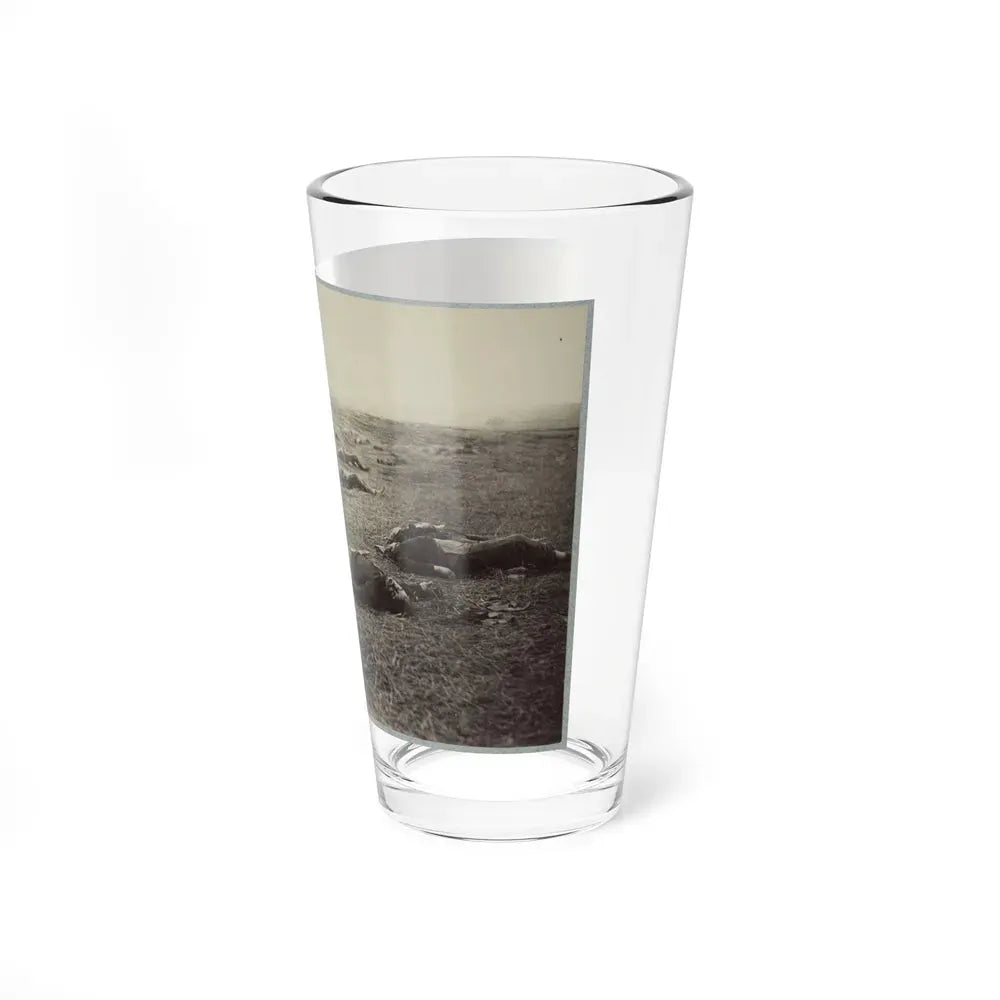 Battlefield Of Gettysburg. Bodies Of Dead Federal Soldiers On The Field Of The First Day's Battle(2) (U.S. Civil War) Pint Glass 16oz - Go Mug Yourself
