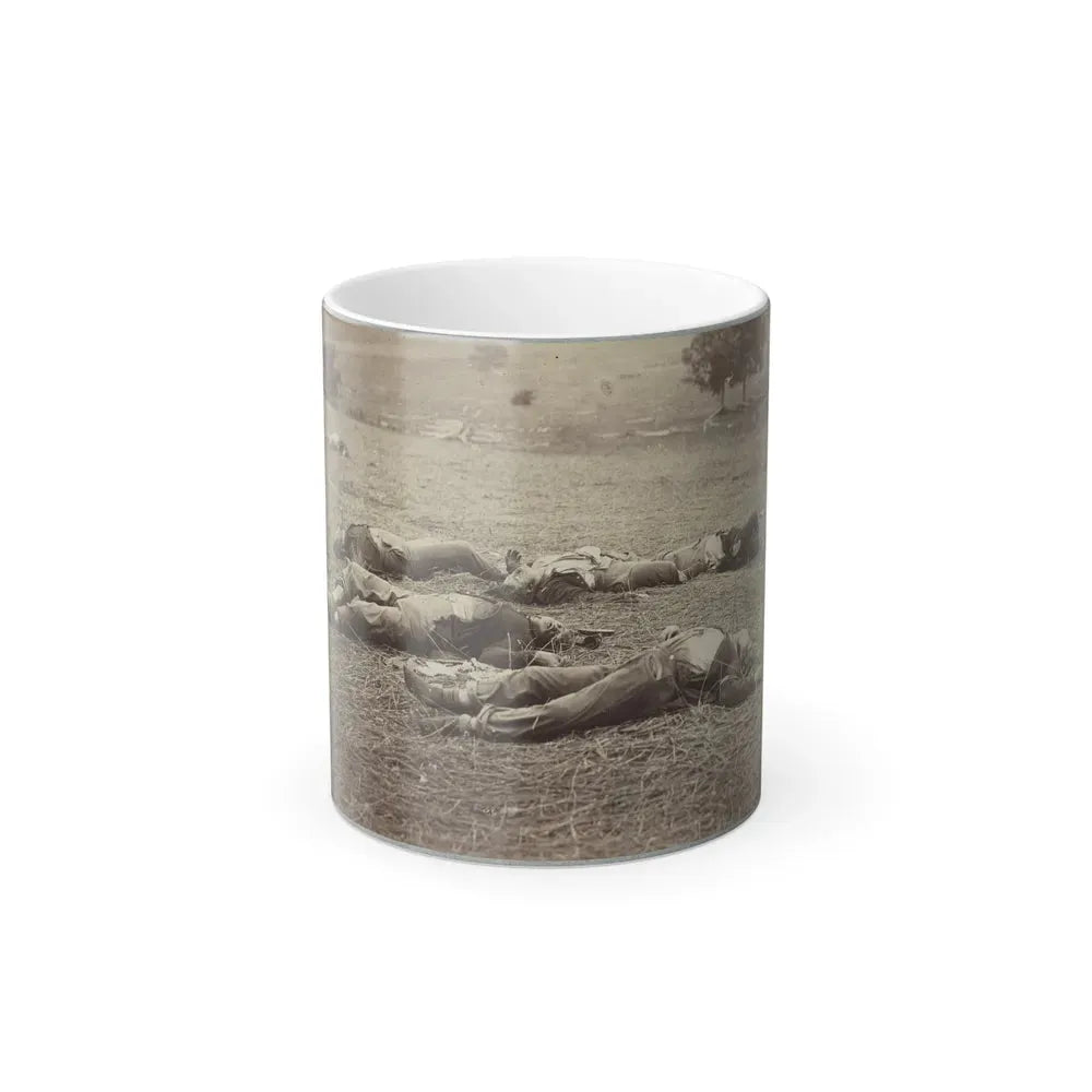 Battlefield of Gettysburg. Bodies of Dead Federal Soldiers on the Field of the First Day's Battle (U.S. Civil War) Color Changing Coffee Mug 11oz Default Title 11oz - Go Mug Yourself