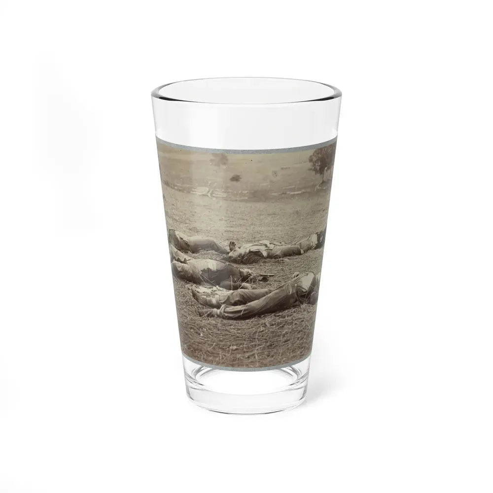 Battlefield Of Gettysburg. Bodies Of Dead Federal Soldiers On The Field Of The First Day's Battle (U.S. Civil War) Pint Glass 16oz 16oz - Go Mug Yourself