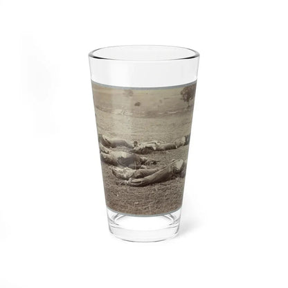 Battlefield Of Gettysburg. Bodies Of Dead Federal Soldiers On The Field Of The First Day's Battle (U.S. Civil War) Pint Glass 16oz 16oz - Go Mug Yourself