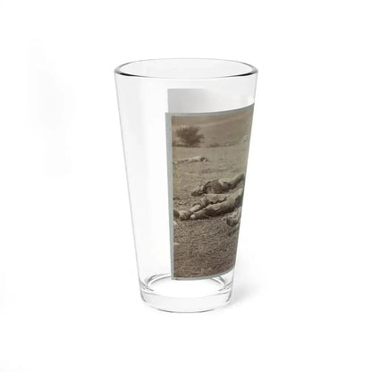 Battlefield Of Gettysburg. Bodies Of Dead Federal Soldiers On The Field Of The First Day's Battle (U.S. Civil War) Pint Glass 16oz - Go Mug Yourself