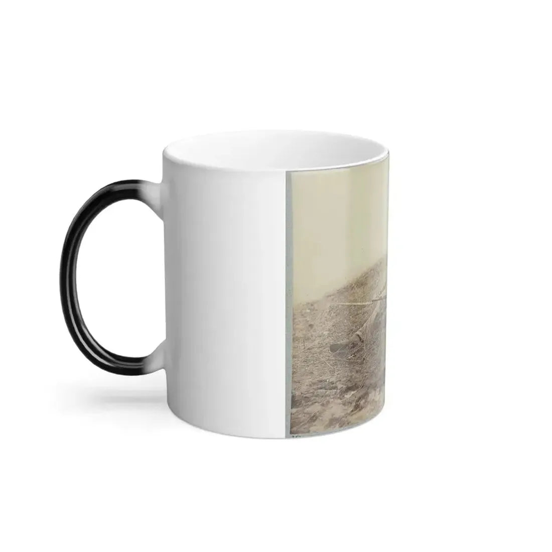 Battlefield of Gettysburg.  Body of a Soldier in  the Wheat Field,  Evidently Killed by the Explosion of a Shell (U.S. Civil War) Color Changing Coffee Mug 11oz - Go Mug Yourself