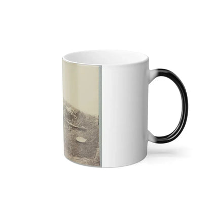 Battlefield of Gettysburg.  Body of a Soldier in  the Wheat Field,  Evidently Killed by the Explosion of a Shell (U.S. Civil War) Color Changing Coffee Mug 11oz - Go Mug Yourself