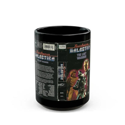BATTLESTAR GALACTICA THE LOST WARRIOR (VHS COVER) - Black Coffee Mug 15oz - Go Mug Yourself