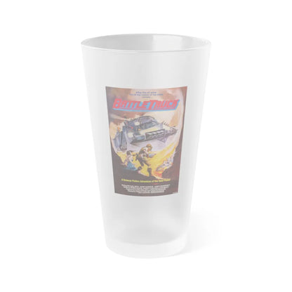 BATTLETRUCK (WARLORDS OF THE 21ST CENTURY) 1982 Movie Poster - Frosted Pint Glass 16oz-Go Mug Yourself