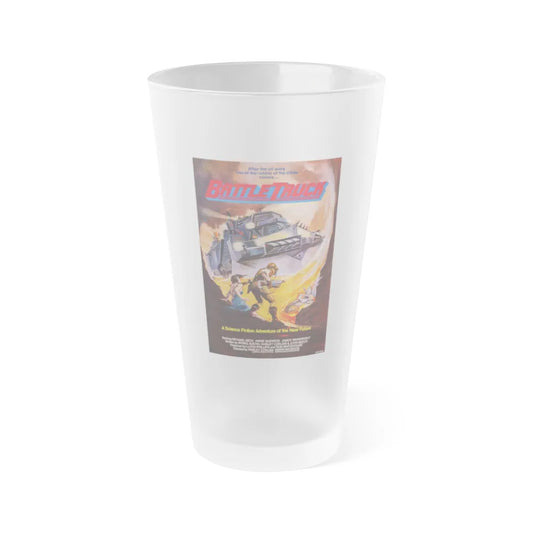 BATTLETRUCK (WARLORDS OF THE 21ST CENTURY) 1982 Movie Poster - Frosted Pint Glass 16oz-Go Mug Yourself