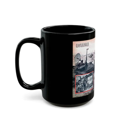 Battlevision, Modern Mechanix, 1951 - Black Coffee Mug - Go Mug Yourself