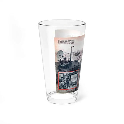 Battlevision, Modern Mechanix, 1951 (Magazine Illustration) Pint Glass 16oz - Go Mug Yourself