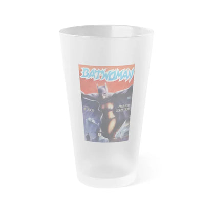 BATWOMAN 1968 Movie Poster - Frosted Pint Glass 16oz Default Title - Go Mug Yourself