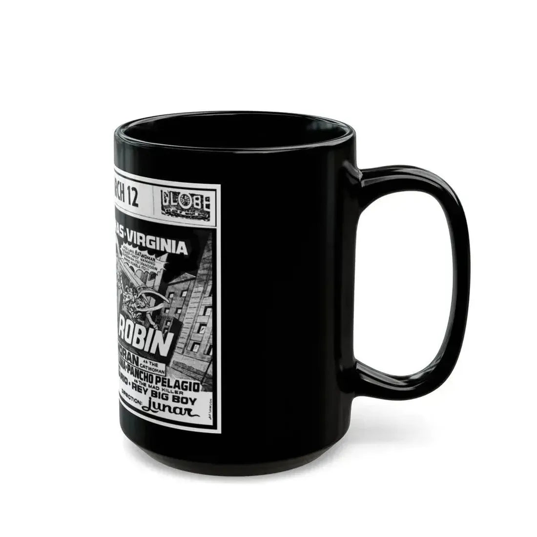 BATWOMAN AND ROBIN 1972 Movie Poster - Black Coffee Mug - Go Mug Yourself