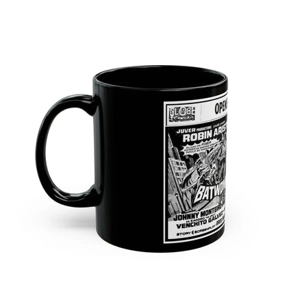 BATWOMAN AND ROBIN 1972 Movie Poster - Black Coffee Mug-Go Mug Yourself