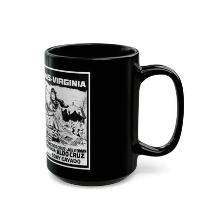 BATWOMAN AND ROBIN MEET THE QUEEN OF THE VAMPIRES 1972 Movie Poster - Black Coffee Mug - Go Mug Yourself