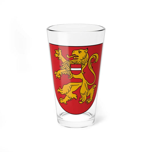 Bauska COA (Latvia) (Coat of Arms) Pint Glass 16oz 16oz - Go Mug Yourself