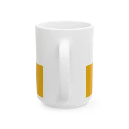 Bauska flag (Latvia) White Coffee Mug - Go Mug Yourself