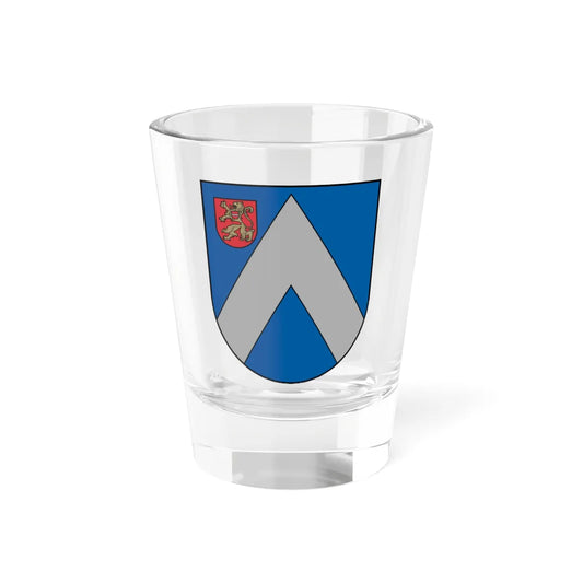 Bauskas rajona ģerbonis (Latvia) (Coat of Arms) Shot Glass 1.5oz 1.5oz - Go Mug Yourself