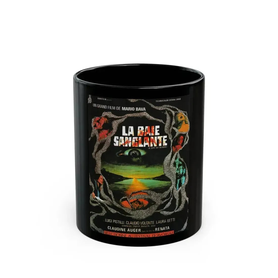 BAY OF BLOOD 1971 Movie Poster - Black Coffee Mug 11oz - Go Mug Yourself