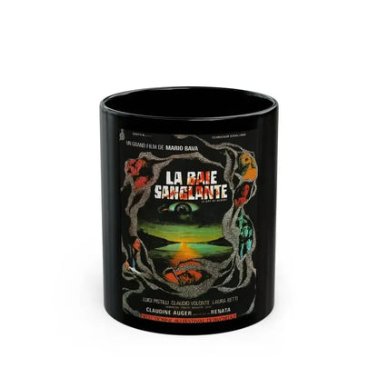 BAY OF BLOOD 1971 Movie Poster - Black Coffee Mug 11oz - Go Mug Yourself