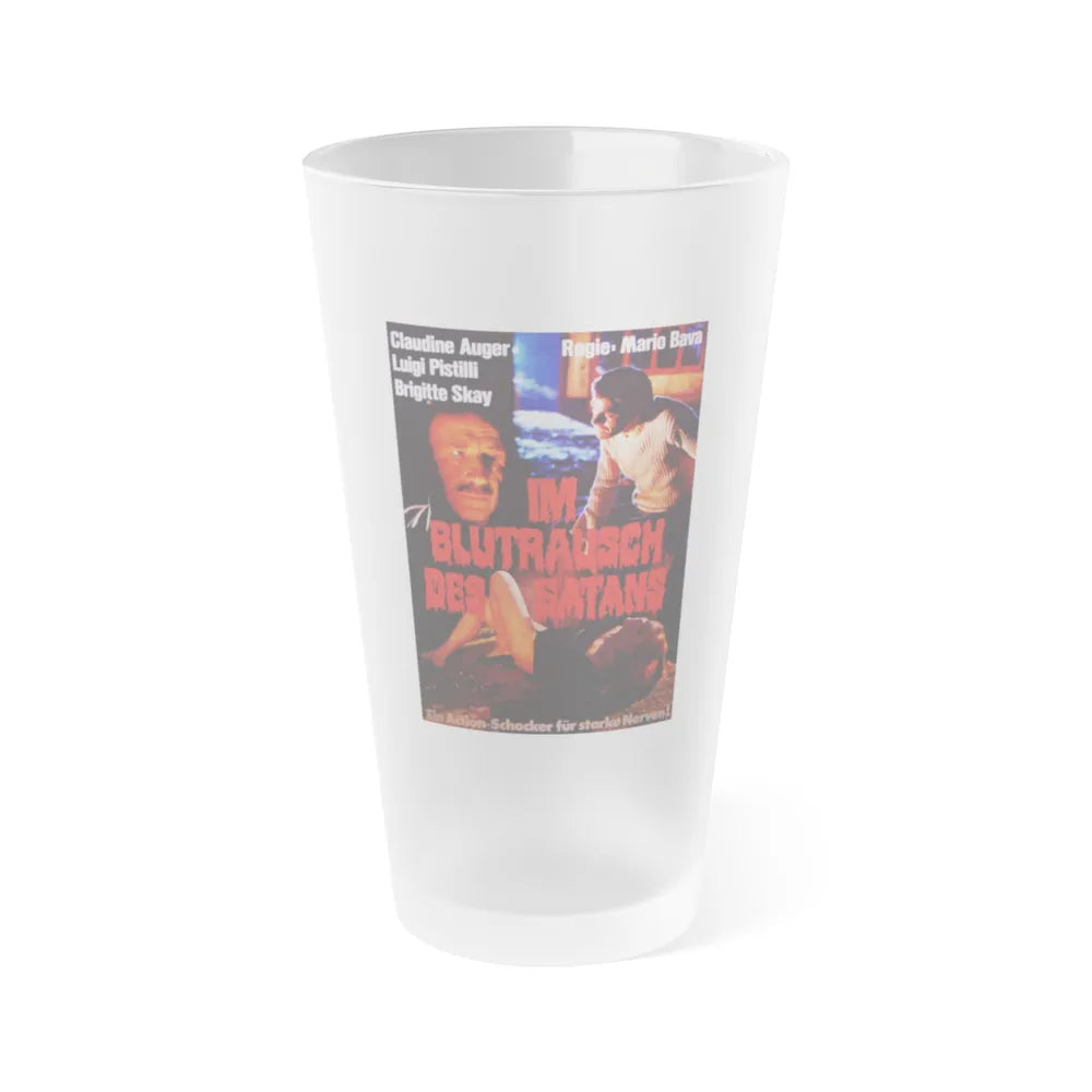 BAY OF BLOOD (GERMAN) 1971 Movie Poster - Frosted Pint Glass 16oz-16oz-Frosted-Go Mug Yourself