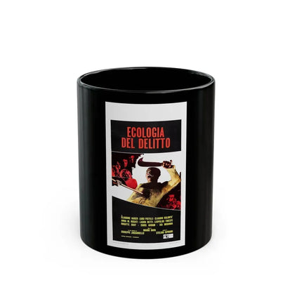 BAY OF BLOOD (ITALIAN) 2 1971 Movie Poster - Black Coffee Mug 11oz - Go Mug Yourself