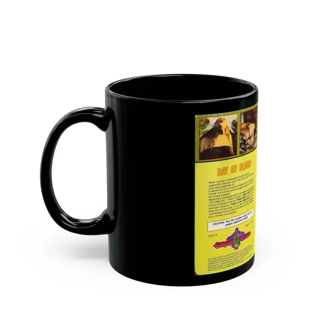 BAY OF BLOOD (VHS COVER) - Black Coffee Mug - Go Mug Yourself