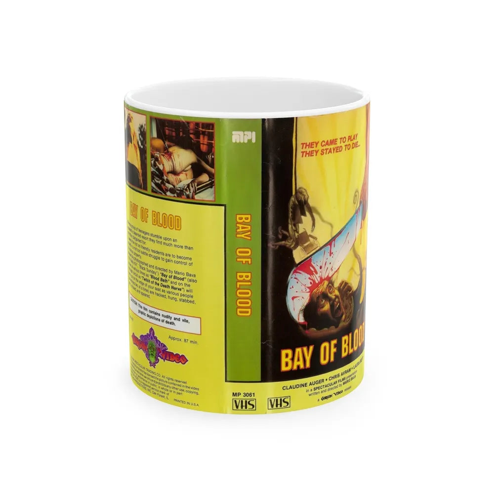 BAY OF BLOOD (VHS COVER) - White Coffee Mug-11oz-Go Mug Yourself