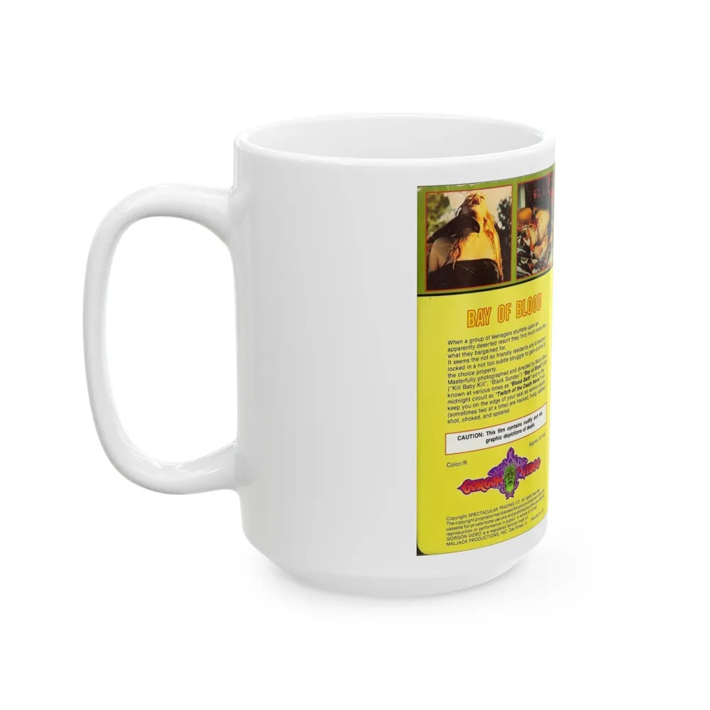 BAY OF BLOOD (VHS COVER) - White Coffee Mug-Go Mug Yourself