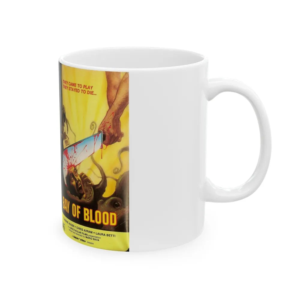 BAY OF BLOOD (VHS COVER) - White Coffee Mug-Go Mug Yourself