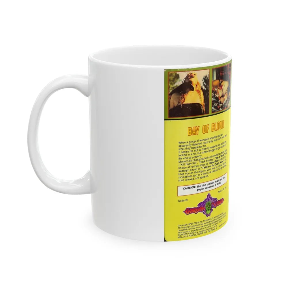 BAY OF BLOOD (VHS COVER) - White Coffee Mug-Go Mug Yourself