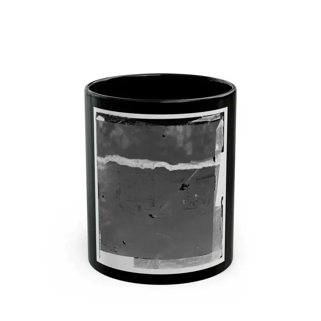 Bay Point, South Carolina. Fort Beauregard 001 (U.S. Civil War) Black Coffee Mug 11oz - Go Mug Yourself