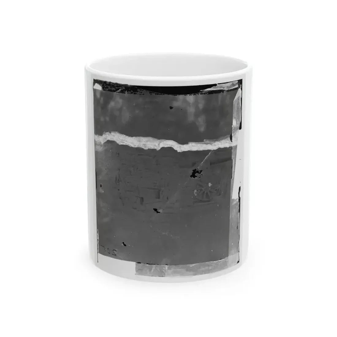 Bay Point, South Carolina. Fort Beauregard 001 (U.S. Civil War) White Coffee Mug 11oz - Go Mug Yourself
