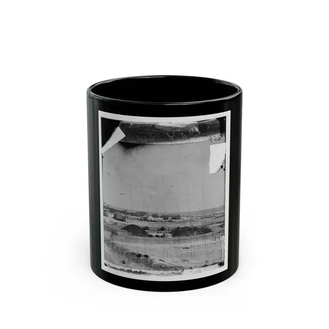 Bay Point, South Carolina. Fort Beauregard (U.S. Civil War) Black Coffee Mug 11oz - Go Mug Yourself