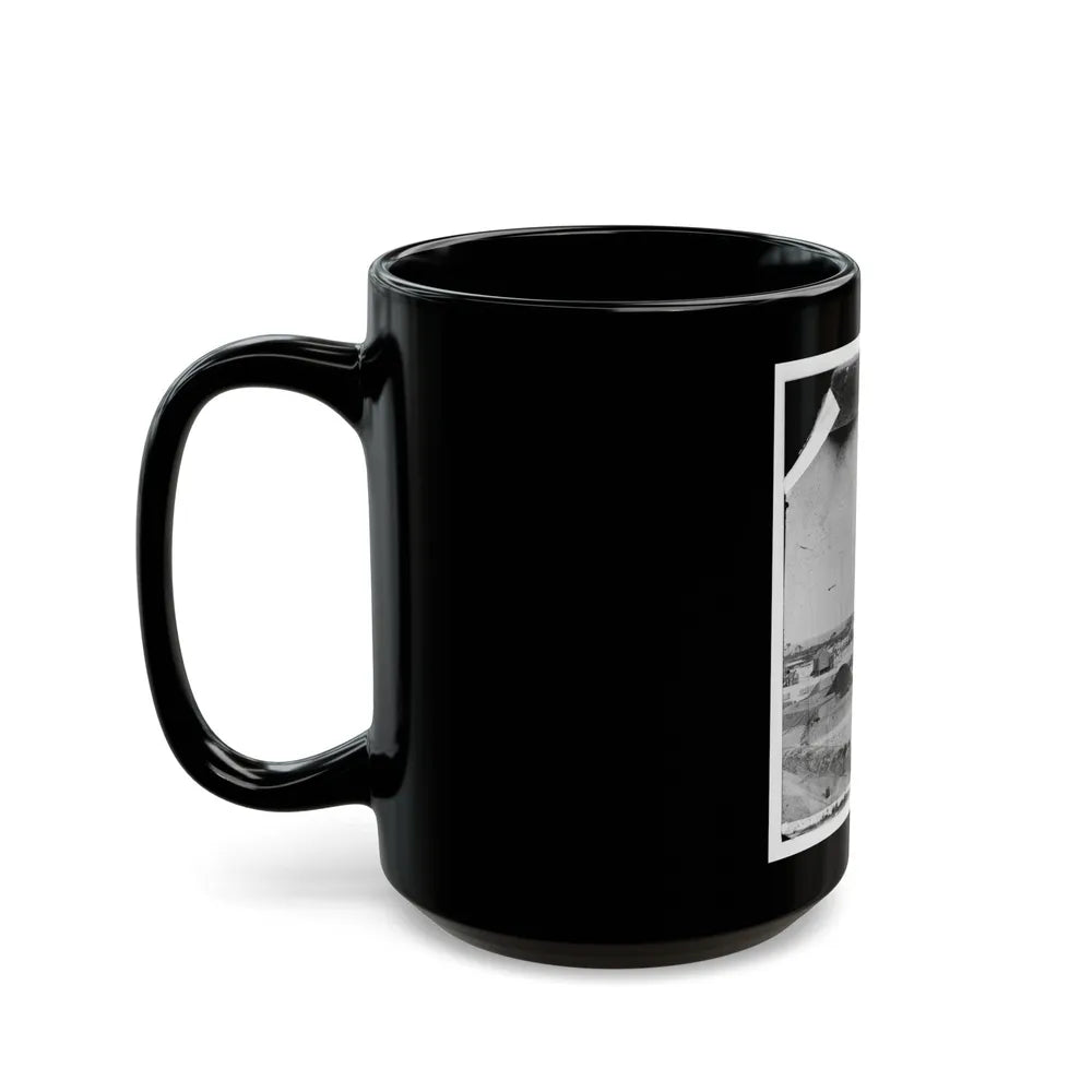 Bay Point, South Carolina. Fort Beauregard (U.S. Civil War) Black Coffee Mug-Go Mug Yourself