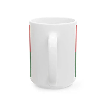 Bayonne flag (France) White Coffee Mug - Go Mug Yourself