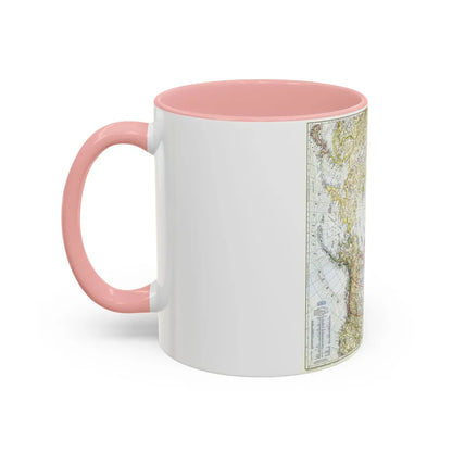 Top Of The World (1949) (Map) Accent Coffee Mug-Go Mug Yourself